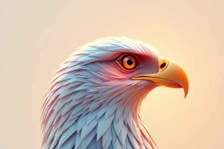 Eagle's close-up design materialの素材