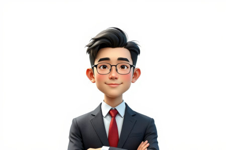 Cartoon Business Man Imageの素材