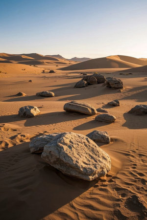 Rocky landscape in the desertの素材