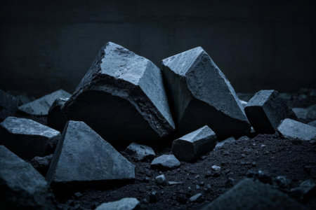 Chinese blue and white porcelain vase landscape patternの素材