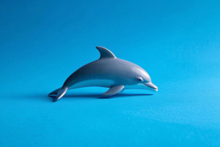 Close-up of a colorful mechanical hedgehogの素材