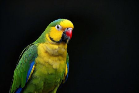 Cartoon girl wearing turtleneck portraitの素材