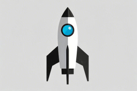 Black decorative frame on white wallの素材