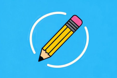 Blue ceramic kettle on wooden tableの素材