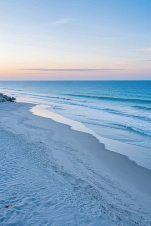 Beach Ocean Sunrise Viewの素材