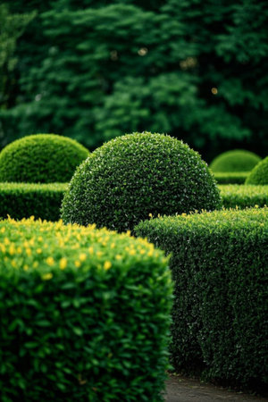 Manicured green landscapeの素材