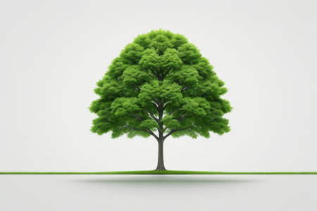 Single green tree materialの素材