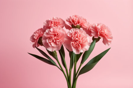 Pink Carnation Flower Close upの素材