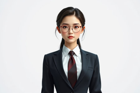 Portrait of a woman in professional dressの素材