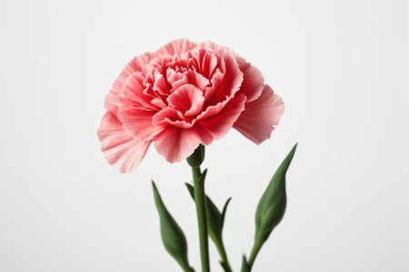 Close up of pink carnation flowersの素材