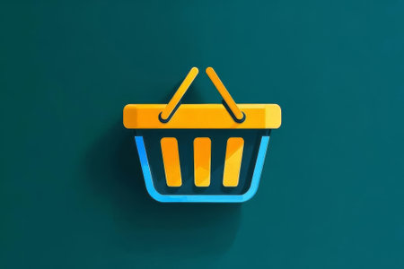 Shopping basket iconの素材