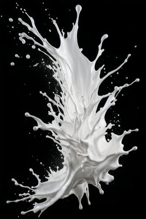 Milk Splash Close up Materialの素材