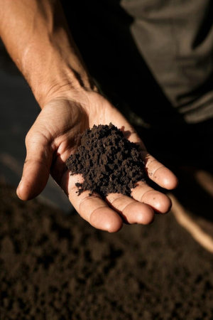 Holding fertile soilの素材