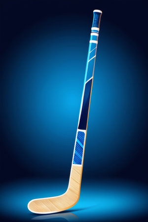 Blue Ice Hockey Stick Materialの素材
