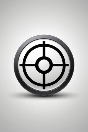 Circular aiming icon design materialの素材