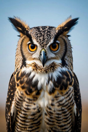 Close up owl wildlife footageの素材