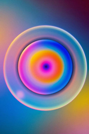 Color Gradient Abstract Circular Patternの素材