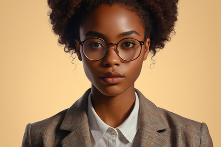 Business Portraits of African American Womenの素材