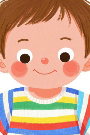 Smiling Boy Animation Imageの素材