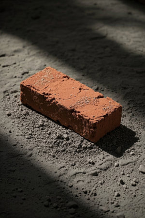 Red Brick Close up Texture Materialの素材