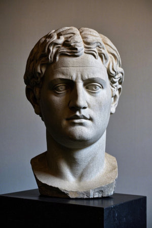 Classical figure sculpture bustの素材