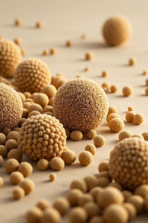 Brown Sphere Macro Close up Materialの素材