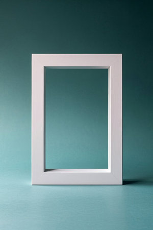 White frame design materialの素材
