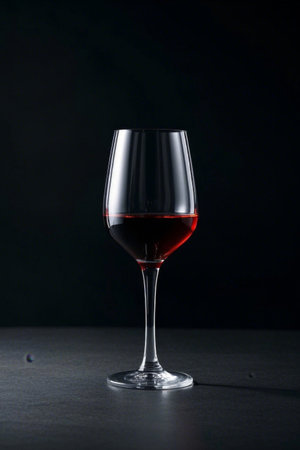 Red liquid in a gobletの素材