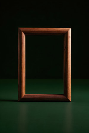 Close up of wooden frameの素材