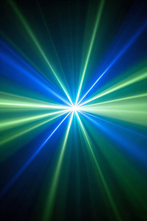 Radial blue green laser background materialの素材