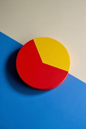 Two color stitched solid circular chartの素材