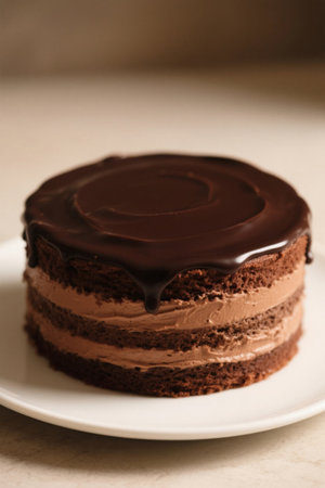 Close up of Chocolate Butter Cakeの素材