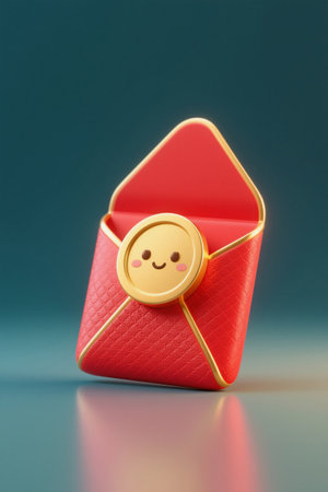 Red Card Communication Cover Smiley Face Gold Coinの素材