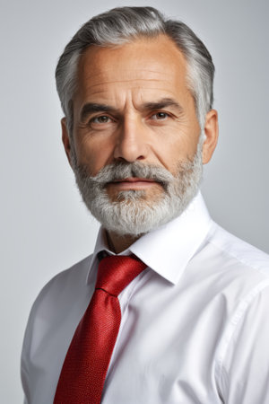 Business Men Formal Portrait Close upの素材