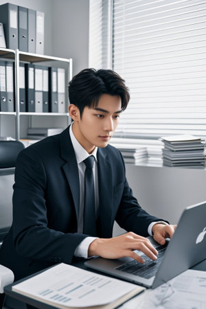 Business Men's Office Laptopの素材