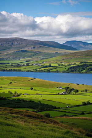 Ireland's idyllic lakes and natural sceneryの素材