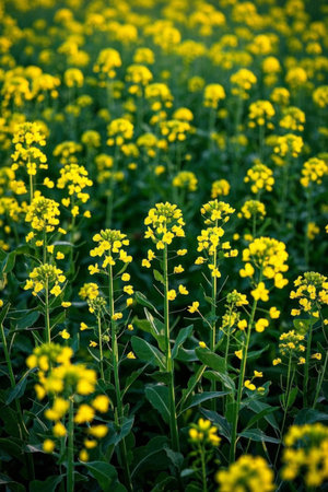 Yellow rapeseed fieldsの素材