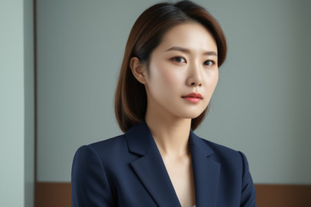 Close up of working women's business imageの素材