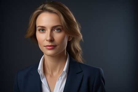 Business portrait of working womenの素材