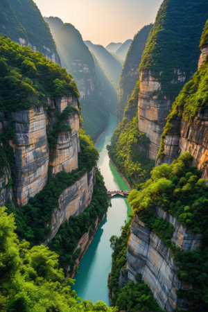 Canyon River Natural Sceneryの素材