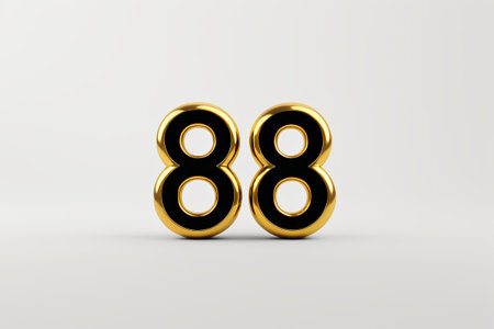 Gold Stereo Number 88 Displayの素材