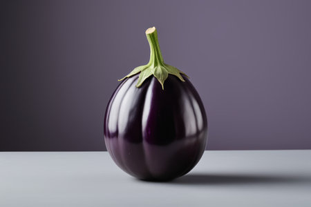 Purple Eggplant Close up Materialの素材