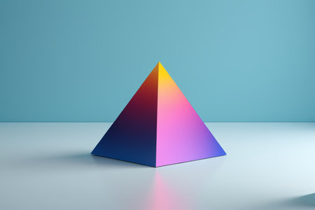 Color Gradient Triangle Geometryの素材