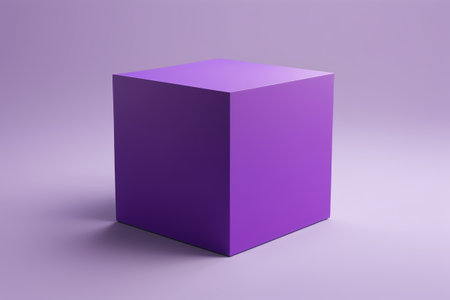 Purple Cube Abstract Background Materialの素材