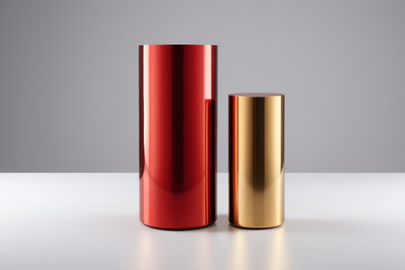 Metal Cylinder Product Displayの素材