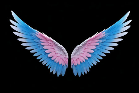 Color Gradient Angel Wings Materialの素材