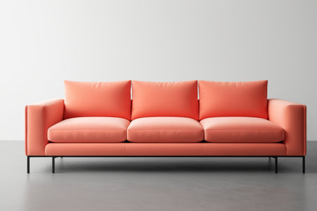 Modern Orange Three Person Sand Development Showの素材