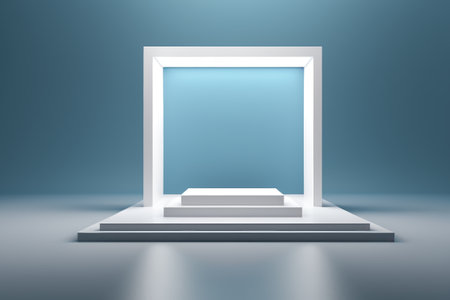 Simple modern product display standの素材