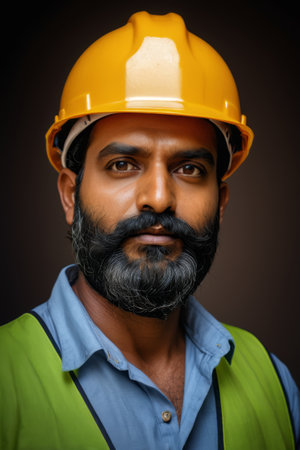 Portrait of young woman in leather and white shirtの素材