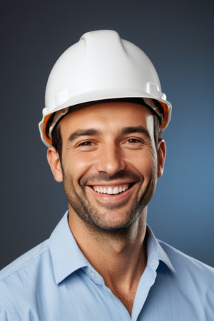 Businesswoman standing in front of data chart screenの素材